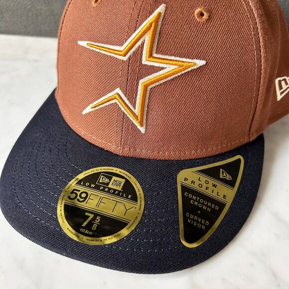 Houston Astros MLB Cooperstown Low Profile Cap New Era 59FIFTY-Fitted Size 7-5/8 - Picture 8 of 10